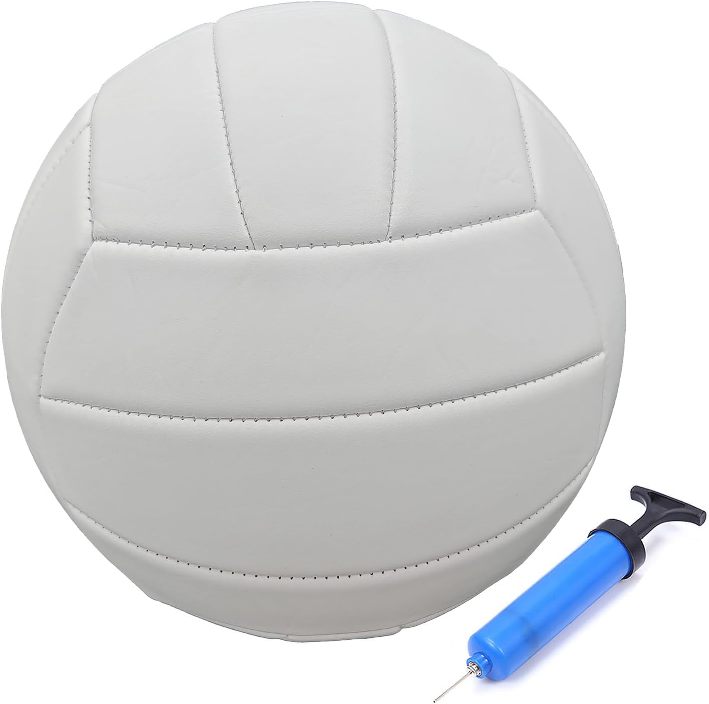 Volleyball Official Size Thicker PVC Pure Color with Pump Waterproof Anti-Explosion Design Training Practice Indoor Outdoor Beach Pool Play